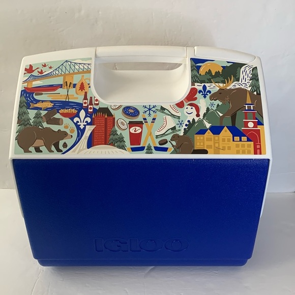 Canada Quebec City 16 Qt Igloo Playmate Elite Cooler NWT - Picture 2 of 10